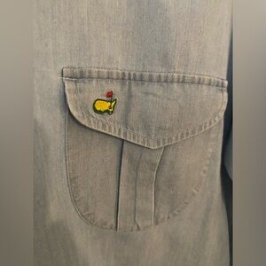 Vintage Masters denim long sleeve shirt. Has been dry cleaned.